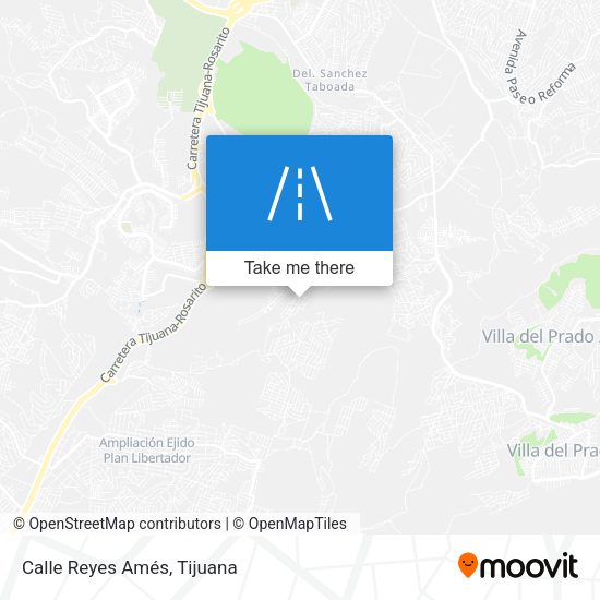 Calle Reyes Amés map