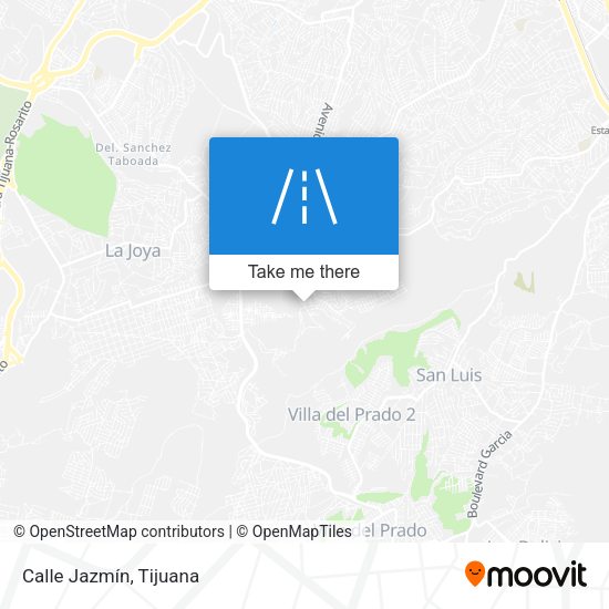 Calle Jazmín map