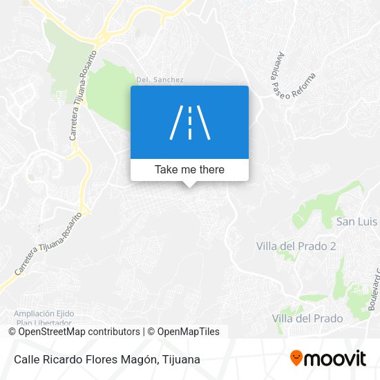 Calle Ricardo Flores Magón map