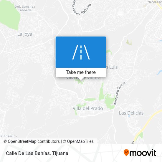 Calle De Las Bahías map