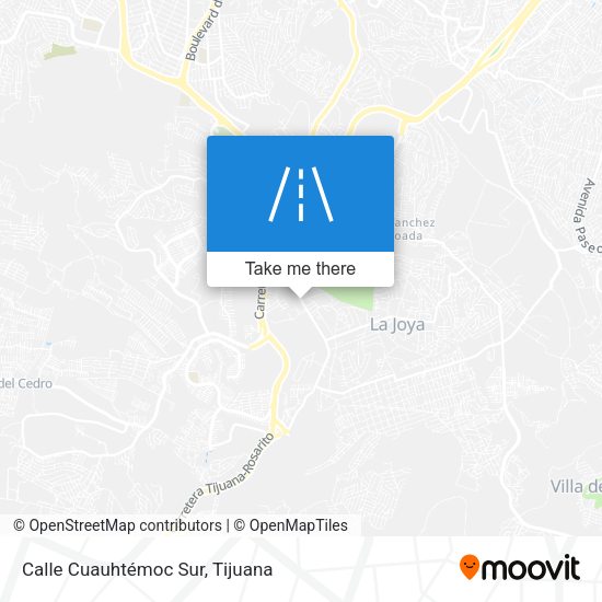 Calle Cuauhtémoc Sur map