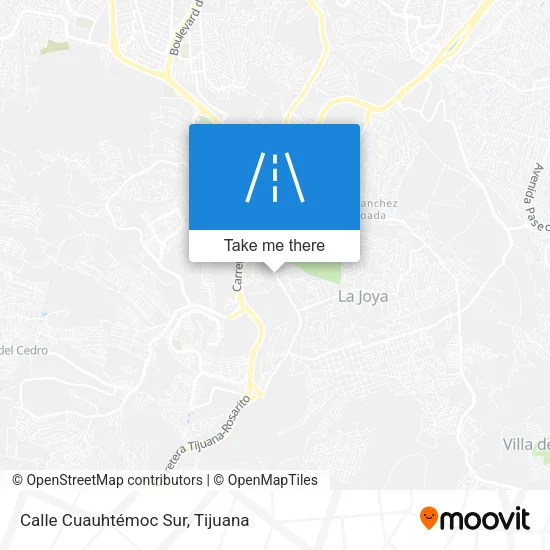Calle Cuauhtémoc Sur map