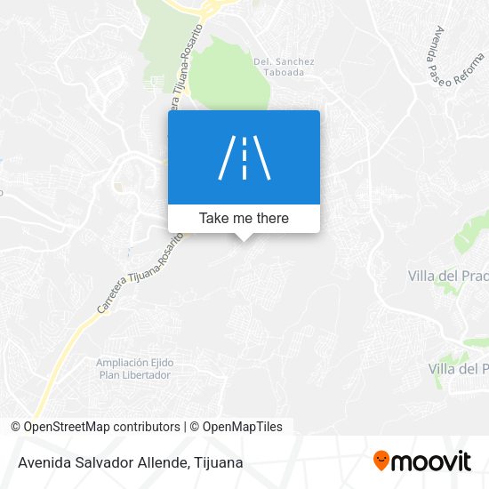 Avenida Salvador Allende map