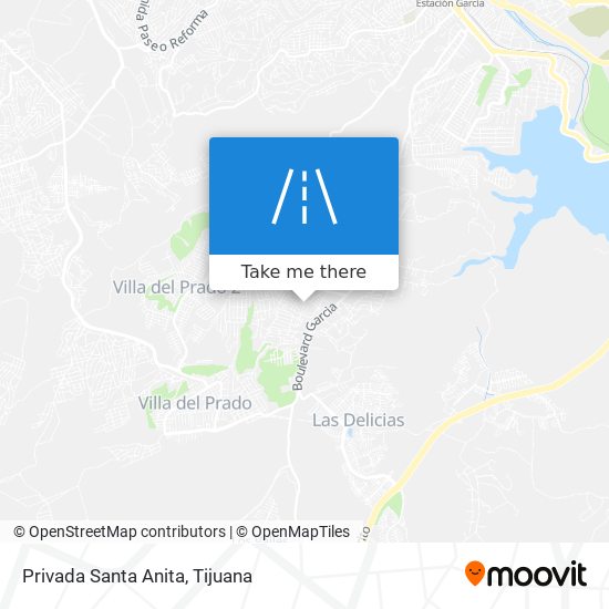 Privada Santa Anita map