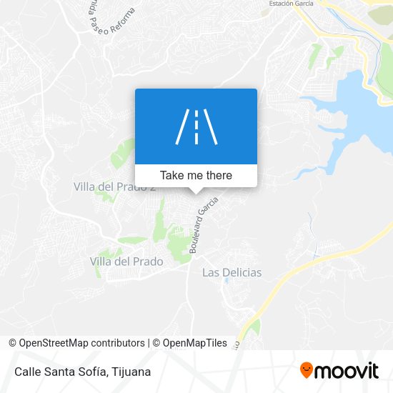 Mapa de Calle Santa Sofía