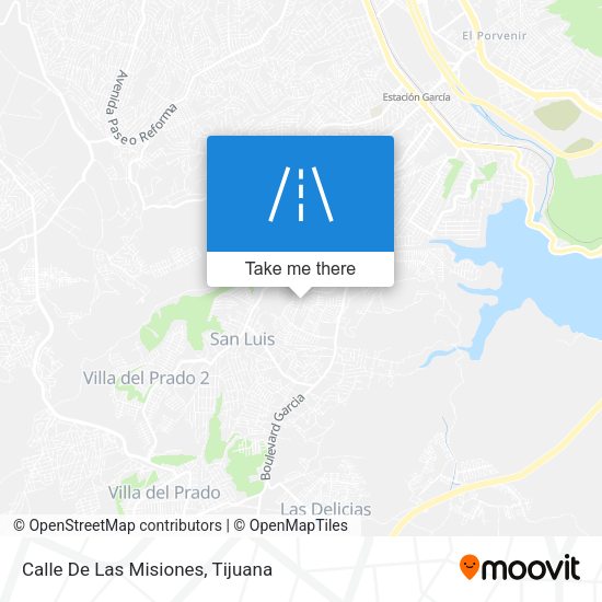 Calle De Las Misiones map