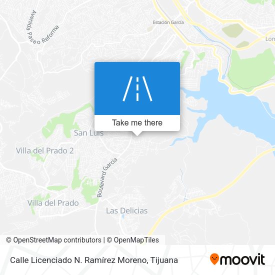 Calle Licenciado N. Ramírez Moreno map