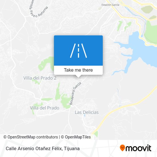 Mapa de Calle Arsenio Otañez Félix