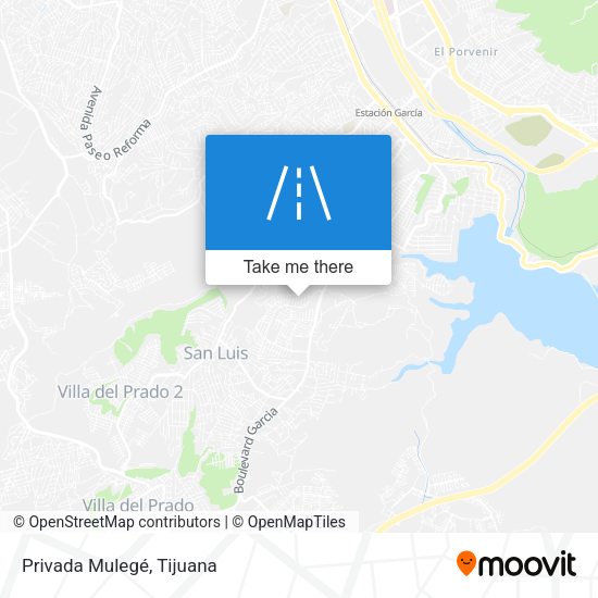 Mapa de Privada Mulegé