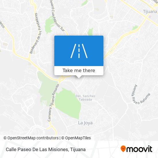 Calle Paseo De Las Misiones map