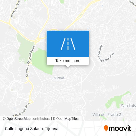 Mapa de Calle Laguna Salada