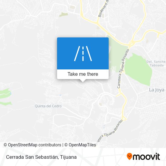 Mapa de Cerrada San Sebastián