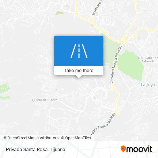 Privada Santa Rosa map