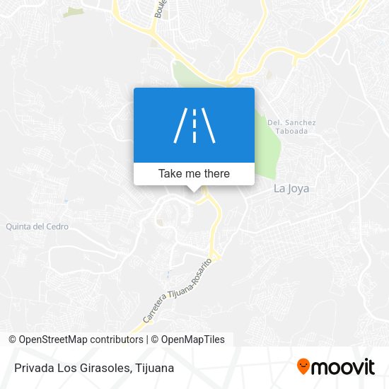 Privada Los Girasoles map