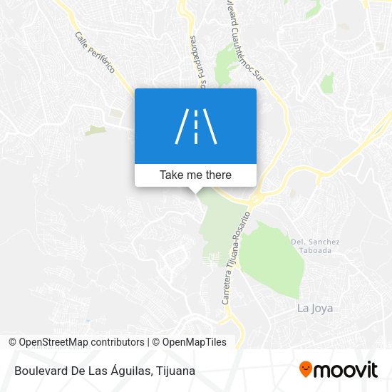 Boulevard De Las Águilas map