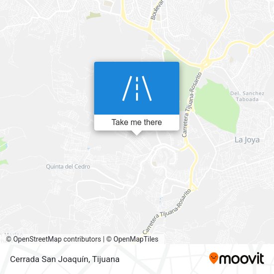 Mapa de Cerrada San Joaquín