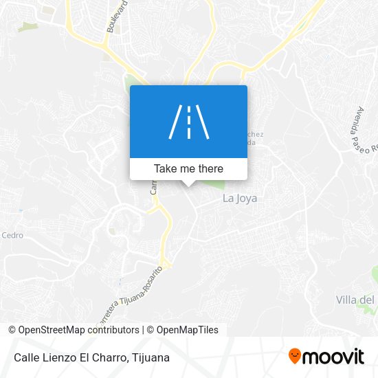 Calle Lienzo El Charro map