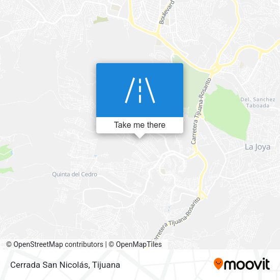 Cerrada San Nicolás map