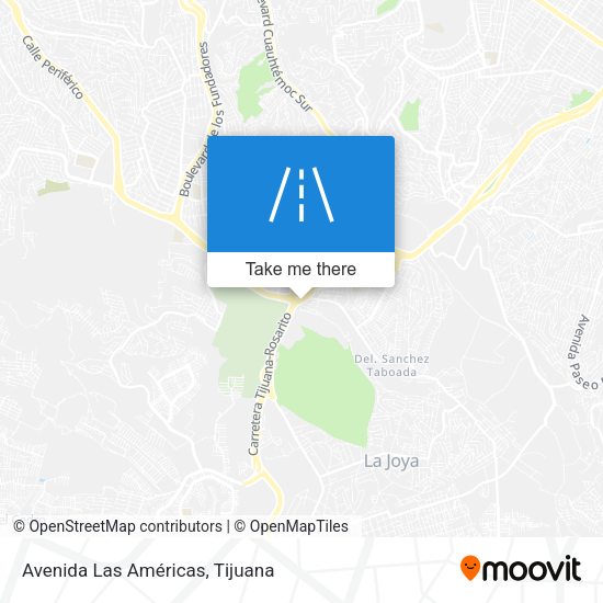 Avenida Las Américas map