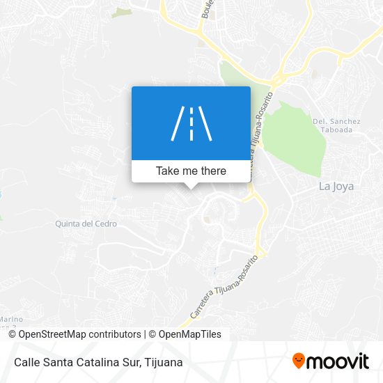 Calle Santa Catalina Sur map