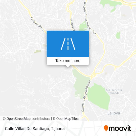 Calle Villas De Santiago map