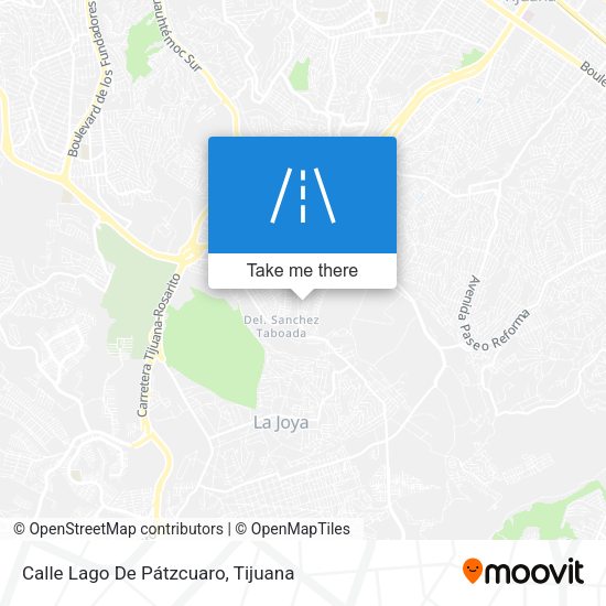 Mapa de Calle Lago De Pátzcuaro