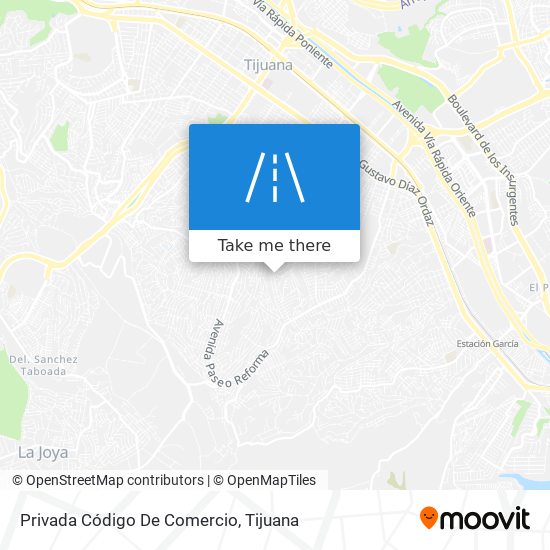 Privada Código De Comercio map