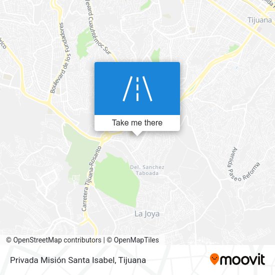 Privada Misión Santa Isabel map