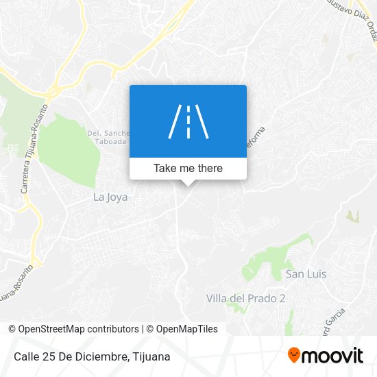 Calle 25 De Diciembre map