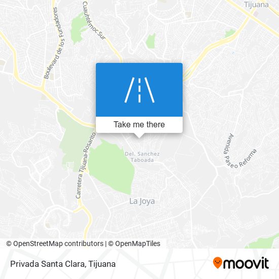 Privada Santa Clara map