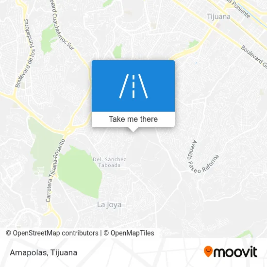 Amapolas map