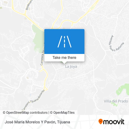 José María Morelos Y Pavón map