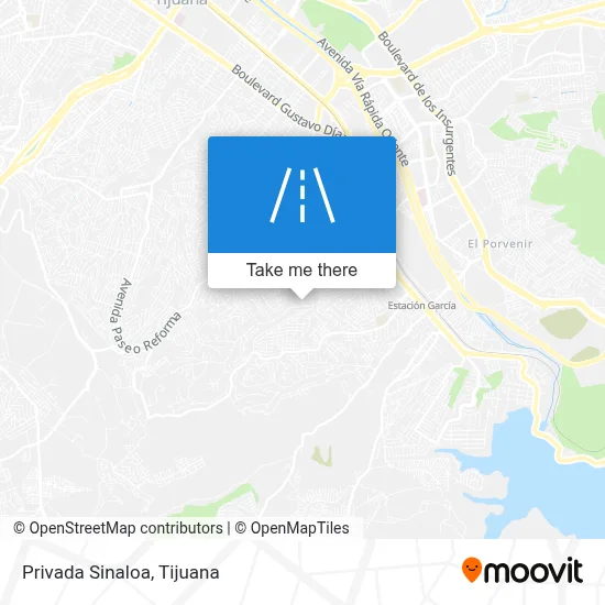 Privada Sinaloa map