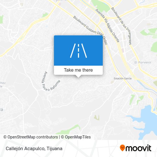 Callejón Acapulco map