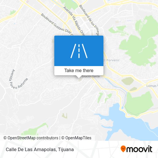 Calle De Las Amapolas map