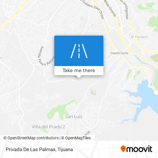 Privada De Las Palmas map