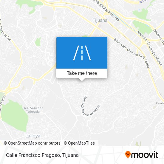 Calle Francisco Fragoso map