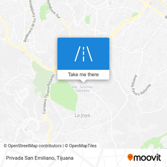 Mapa de Privada San Emiliano