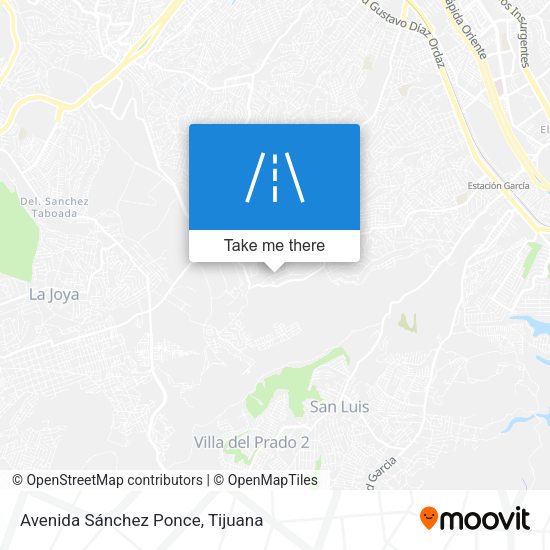 Avenida Sánchez Ponce map