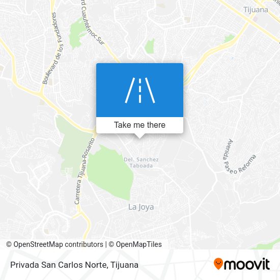 Privada San Carlos Norte map