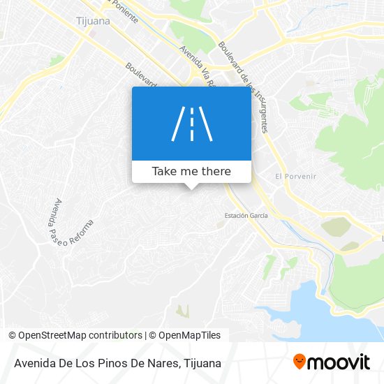 Avenida De Los Pinos De Nares map