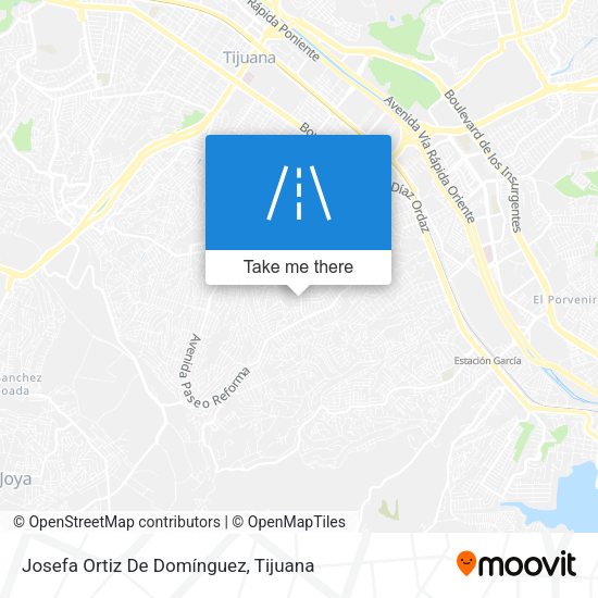 Mapa de Josefa Ortiz De Domínguez