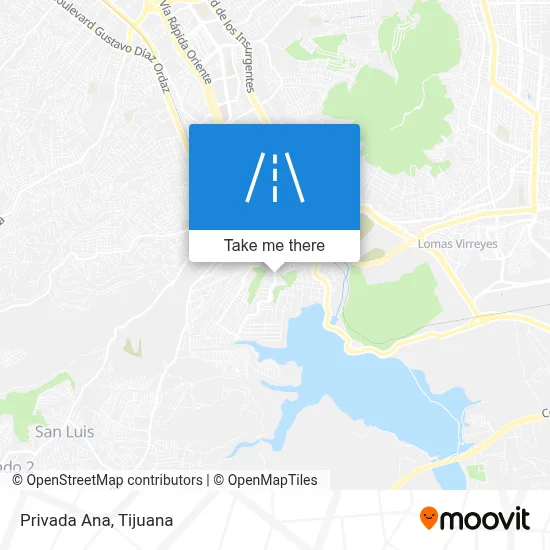 Privada Ana map