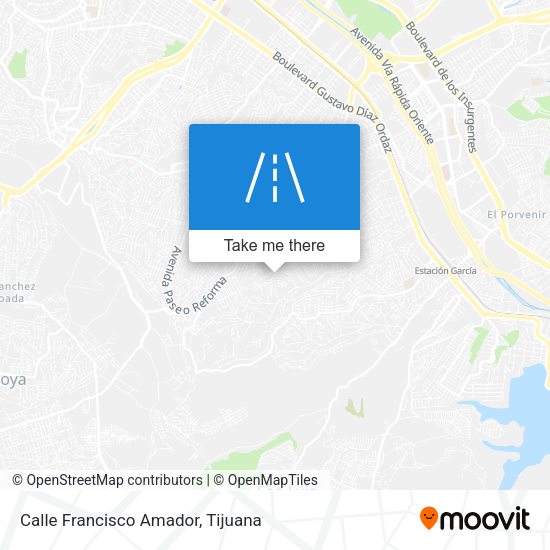 Calle Francisco Amador map