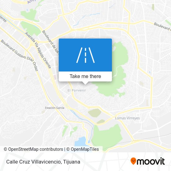 Calle Cruz Villavicencio map
