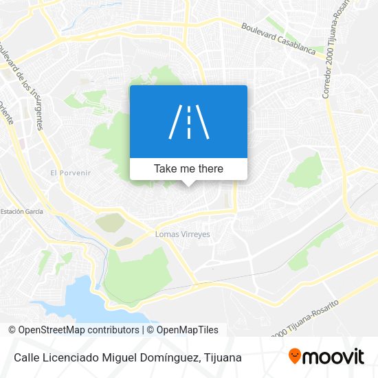 Calle Licenciado Miguel Domínguez map