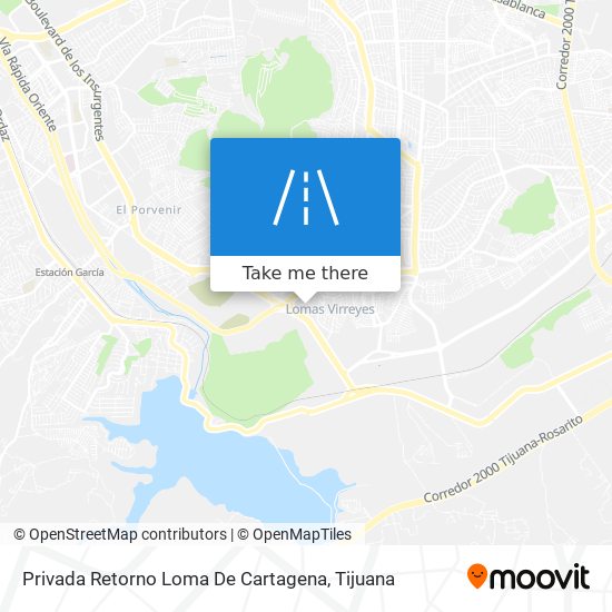 Privada Retorno Loma De Cartagena map