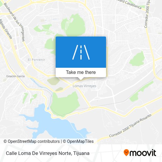 Calle Loma De Virreyes Norte map