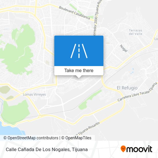 Calle Cañada De Los Nogales map