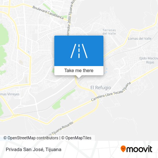 Mapa de Privada San José